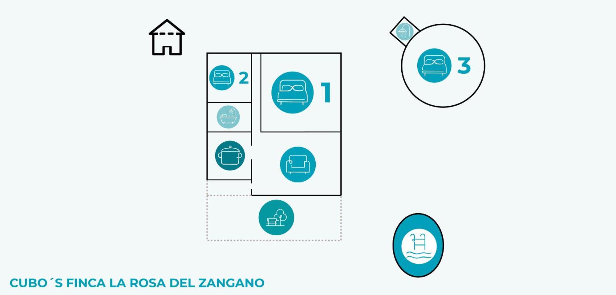 Cubo'S Finca La Rosa Del Zangano Альхаурин-эль-Гранде Экстерьер фото